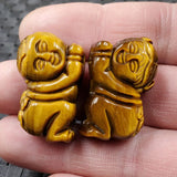 Tiger Eye Stone Jade Pendant Necklace Charm Jewelry