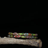 Beijing Cloisonne Bracelet Floral Chinese Style Bangle Gift Accessories Women
