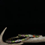Beijing Cloisonne Bracelet Floral Chinese Style Bangle Gift Accessories Women