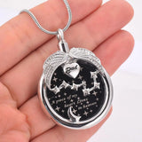 Memorial Keepsake Cremation Jewelry Angel Wings Urn Necklace Pendant