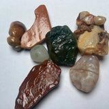Natural Stone Crystal Alxa Gobi Agate Jade