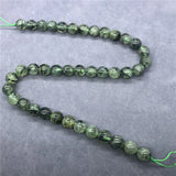Prehnite Beads Green Rutilated Quartz Natural Stone DIY Jewelry