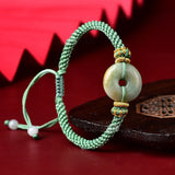 Jade Beads Bracelet Safety Buckle Hand Wave Bracelet