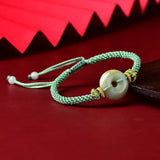 Jade Beads Bracelet Safety Buckle Hand Wave Bracelet