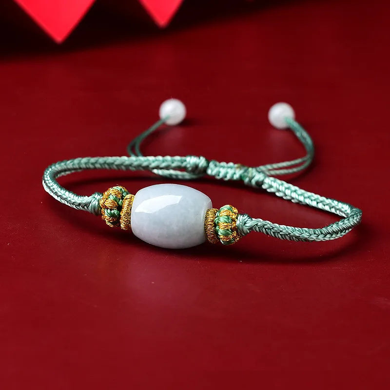 Jade Beads Bracelet Safety Buckle Hand Wave Bracelet