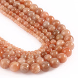 Sunstone Quartz Beads 7.5" Strand 6 8 10 MM for Jewelry Making