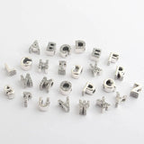 A-R Women Bracelets Bead Charm Alphabet 26 Letters Beads Lady Bracelet Bangle