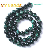 Green Emerald Gemstone Beads Round Loose Stone 6/8/10mm