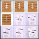 SET-Heart Couple Lover Bracelets Stainless Steel Charm Adjustable Jewelry