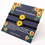 Sunflower Daisy Bracelets Unisex Jewelry