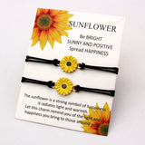 Sunflower Daisy Bracelets Unisex Jewelry