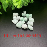Natural Emerald Chinese Zodiac Pendant Necklace