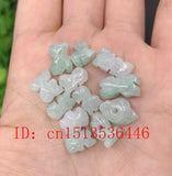Natural Emerald Chinese Zodiac Pendant Necklace