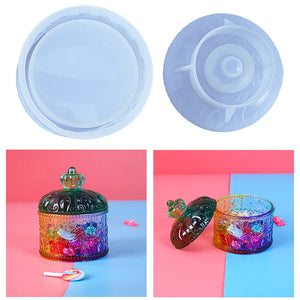 Cosmetic Jewelry Storage Silicone Resin Mold - DIY Jewelry Decoration
