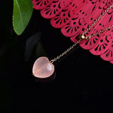 Pink Crystal Love Beads Bracelet Bangle Set