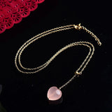 Pink Crystal Love Beads Bracelet Bangle Set