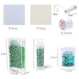 Seed Bead Embroidery Kit Sewing Supplies Non-woven Fabric DIY Hand Craft