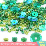 Seed Bead Embroidery Kit Sewing Supplies Non-woven Fabric DIY Hand Craft