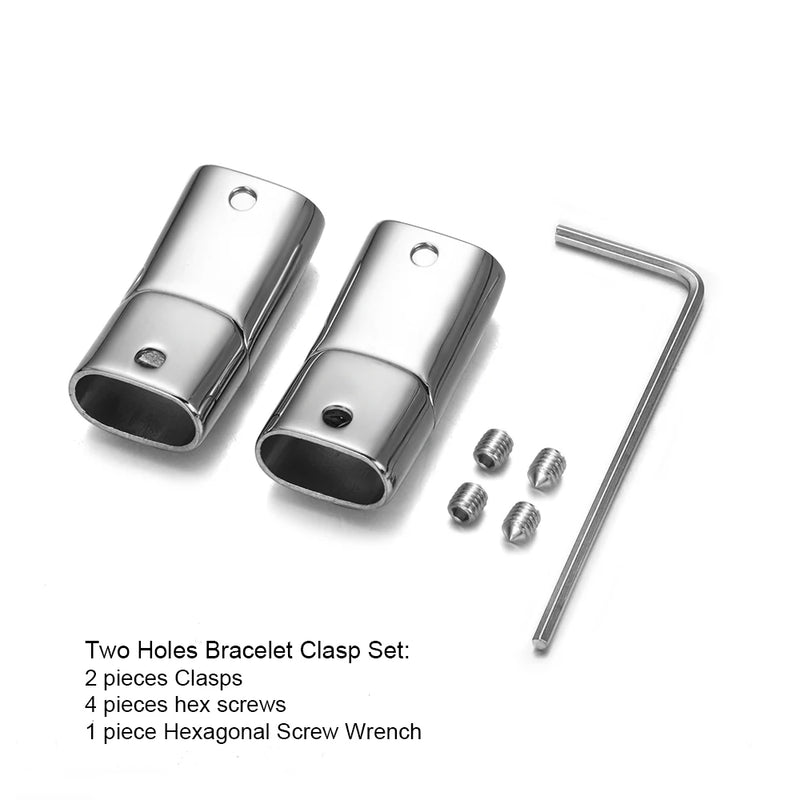 Stainless Steel Magnetic Clasps for Leather Bracelet DIY