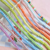 Macaron Ceramic Beads Necklace Jewelry Material
