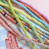 Macaron Ceramic Beads Necklace Jewelry Material