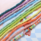 Macaron Ceramic Beads Necklace Jewelry Material