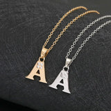 A-Z Letter Name Necklace & Pendant with Crystal from Swarovski