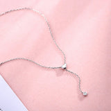 925 Silver Logo Necklace Women's Jewelry