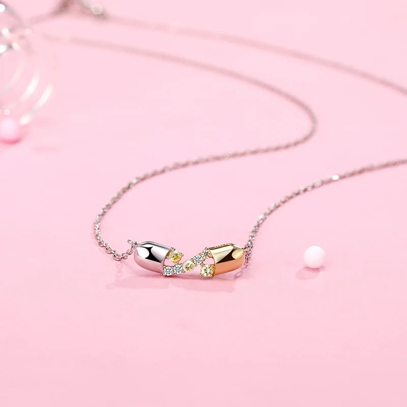 925 Sterling Silver Necklace Women Jewelry