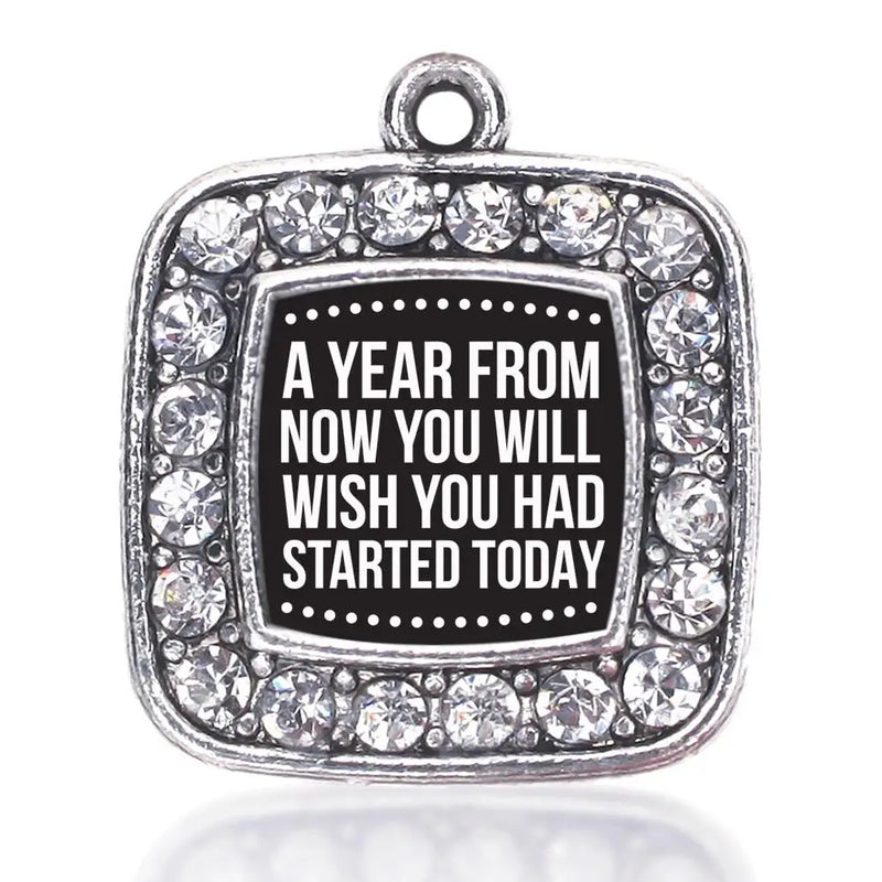 Year from Start Today Charm Silver Plated Jewelry
