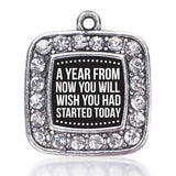 Year from Start Today Charm Silver Plated Jewelry