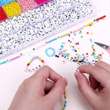 A-Z Acrylic Letter Alphabet Beads Kit DIY Jewellery Making Charms
