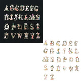 A-Z Initial Charms Pendant for DIY Bracelet Necklace Jewelry Making