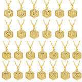 A-Z Letter Necklace Stainless Steel Chain Initial Pendant Necklaces For Women