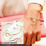 A-Z Letters Charm Bracelets for Women Jewelry Initial Bracelets