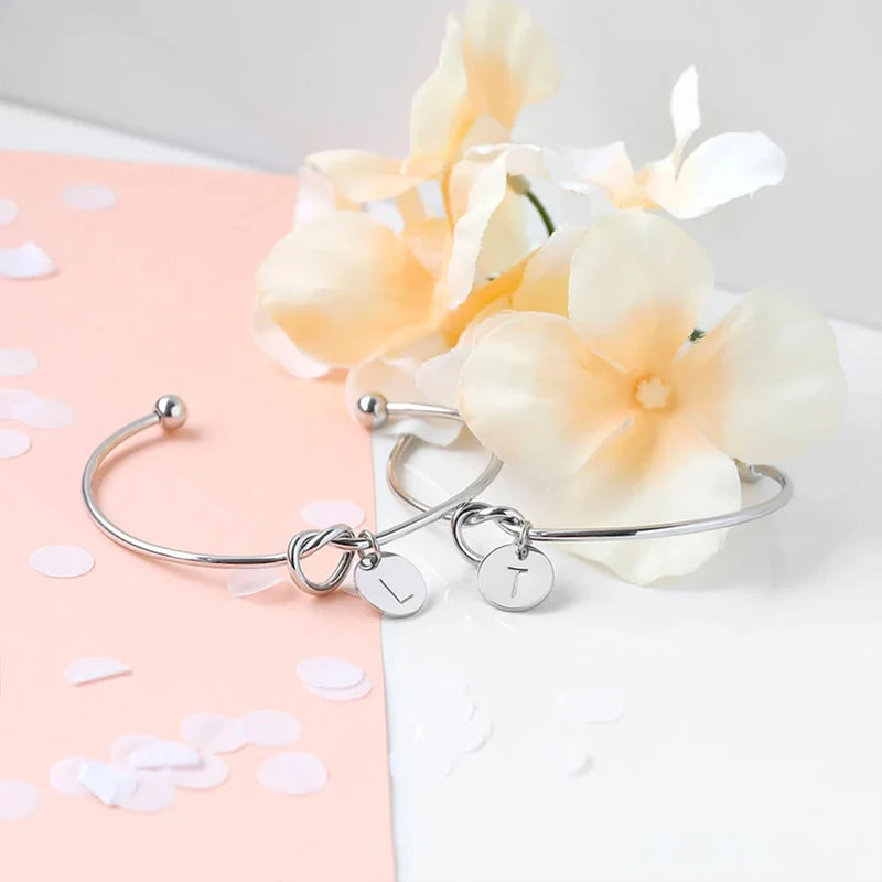 A-Z Letters Charm Bracelets for Women Jewelry Initial Bracelets
