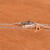 Personalized Stainless Steel Heart Anklet - Beach Foot Jewelry