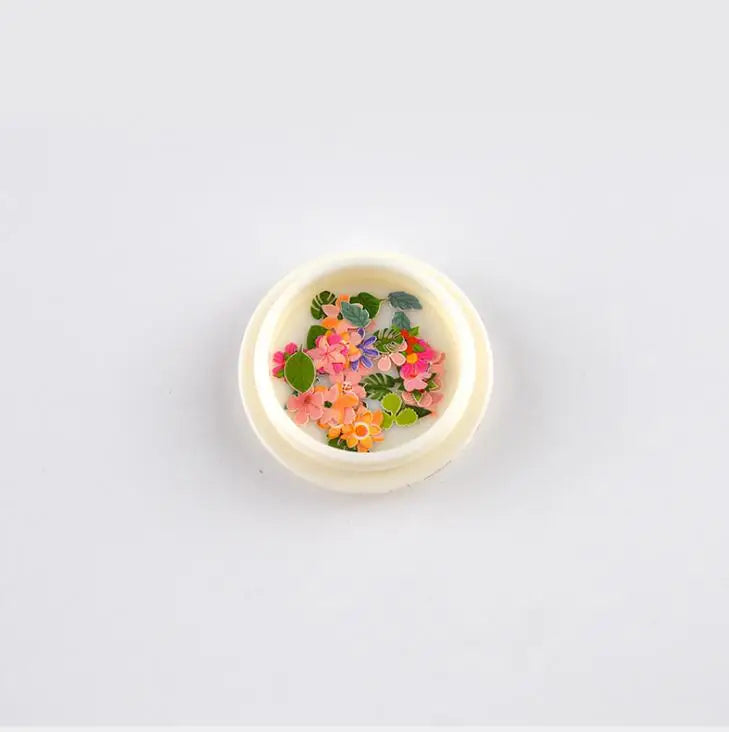 Mixed Color Rose Florets DIY Epoxy Wood Pulp Tablets