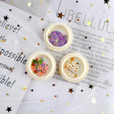 Mixed Color Rose Florets DIY Epoxy Wood Pulp Tablets