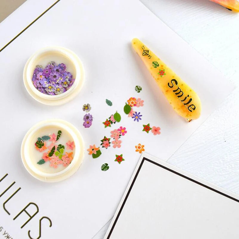 Mixed Color Rose Florets DIY Epoxy Wood Pulp Tablets