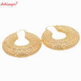 Dixyn Hollow Rose/Copper Hoops Earrings for Women Girls N05148