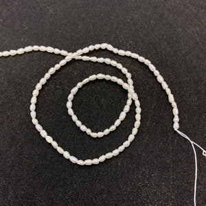 2-3mm Small Rice Shape Pearl Beads Natural Freshwater DIY Jewelry Making