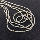 2-3mm Small Rice Shape Pearl Beads Natural Freshwater DIY Jewelry Making