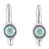 Pearl and Silver Earrings Set