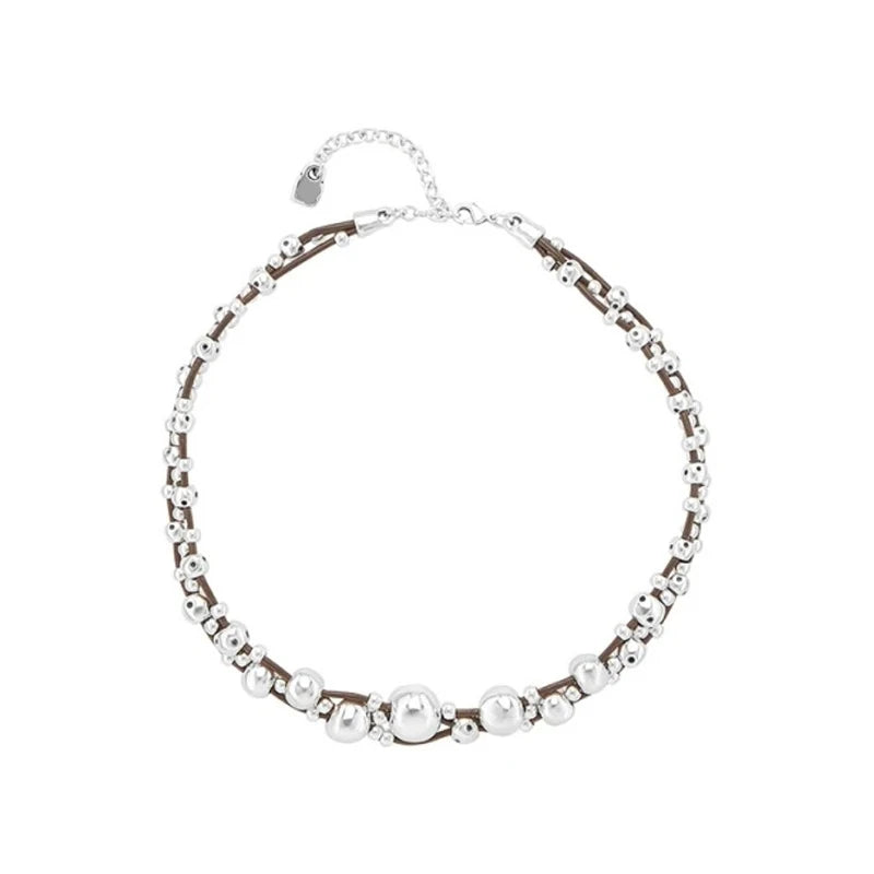 Light Silver Fashion Necklace