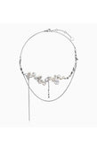 Gravel Shaped Pearl Necklace - Light Luxury Collarbone Chain