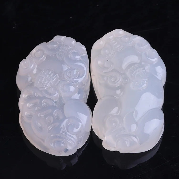 Agate Pixiu Pendant Dragon Necklace Charm Jewellery
