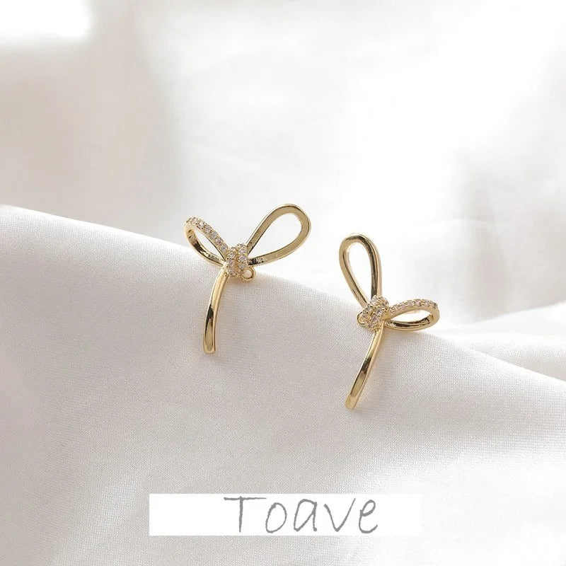 Real Color-Preserving Zirconium Earrings DIY Material
