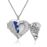 Heart Angel Wings Urn Necklace for Ashes Memorial Cremation Jewelry