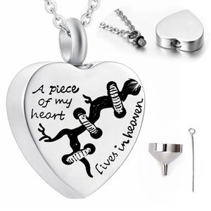 Heaven Memorial Locket Cremation Necklace Pendant